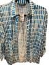 Tango Mango 100% Elastane Blue Button-Down Shirt Size M - photo 1