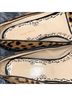 Marchesa Leopard Print Brown Black Flats Size 11 - photo 5