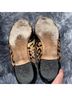Marchesa Leopard Print Brown Black Flats Size 11 - photo 8