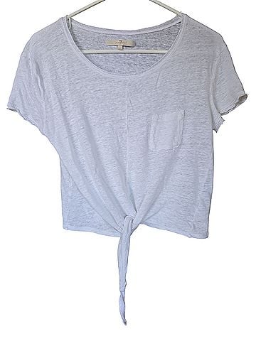 7 For All Mankind Short Sleeve Blouse (view 1)
