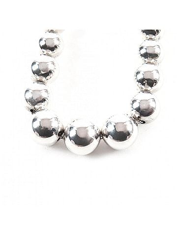 Tiffany & Co. TIFFANY&Co. Tiffany HardWear 925 Graduated Ball Necklace, Silver, Weight 27.4g, Women's (view 1)