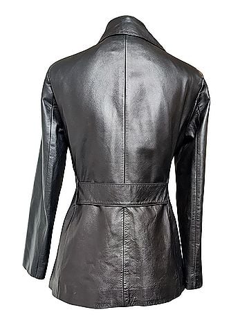 Elie Tahari Leather Jacket (view 2)