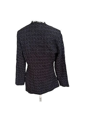 misook Textured Eyelash Blazer Blazer (view 2)