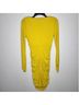Cinq à Sept Solid Yellow Cocktail Dress Size 4 - photo 6