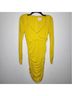 Cinq à Sept Solid Yellow Cocktail Dress Size 4 - photo 4