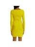 Cinq à Sept Solid Yellow Cocktail Dress Size 4 - photo 7