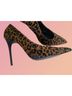 Zara Basic Animal Print Brown Black Heels Size EU 37 - photo 7