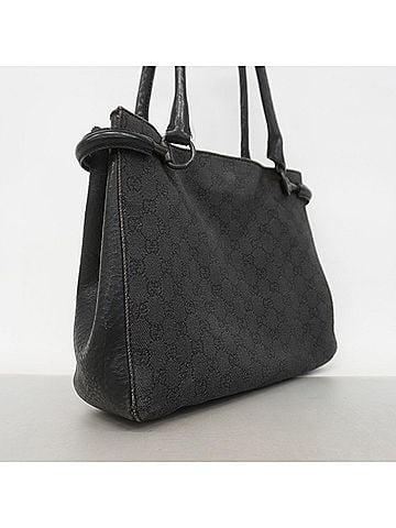 Gucci Gucci Tote Bag 101971 Denim Black Women's (view 2)