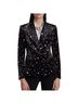 L'Agence Stars Black Silver Blazer Size 2 - photo 1
