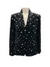L'Agence Stars Black Silver Blazer Size 2 - photo 5