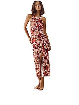 free people floral bodycon dress Free People Printed Got Glam Slip Dress TOILETEACUPCMBO / XL main image 0