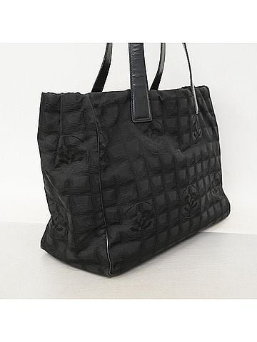 Chanel Chanel New Travel Nylon Tote Bag, Black, Women's (view 2)