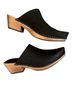 Vialis 100% Leather Black Mule/Clog Size EU 40 - photo 1