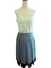 Worthington 100% Polyester Graphic Blue Casual Skirt Size 4 - photo 6