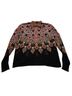 Desigual 100% Viscose Print Black Red Long Sleeve Blouse Size S - photo 2