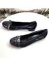 AGL 100% Leather Blue Silver Flats Size EU 37 1/2 - photo 5
