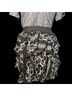 Wet Seal 100% Polyester Print Black Gray Casual Skirt Size S - photo 4