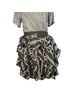 Wet Seal 100% Polyester Print Black Gray Casual Skirt Size S - photo 2
