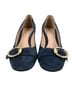 Gianvito Rossi 100% Suede Solid Blue Heels Size EU 36 - photo 2
