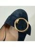 Gianvito Rossi 100% Suede Solid Blue Heels Size EU 36 - photo 6