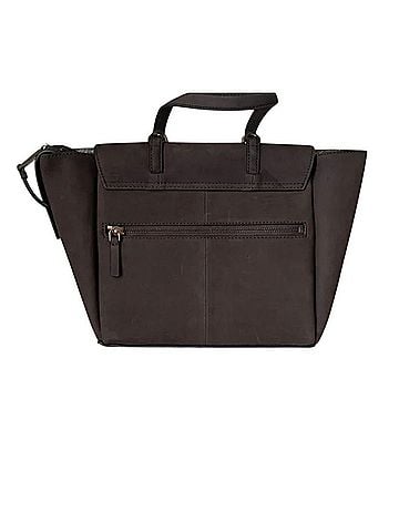 Calvin Klein Cecilia City Wing Courier Leather Tote (view 2)