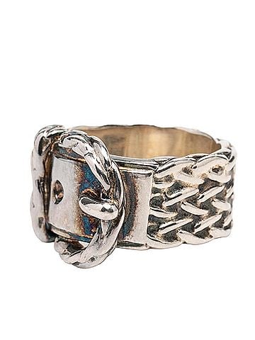 Hermès Hermes Diane Ring, Size #52, SV925 Silver, Women's. (view 2)