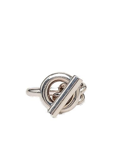 Hermès Hermes Croisette GM Ring, Size #54, SV925 Silver, Women's. (view 1)