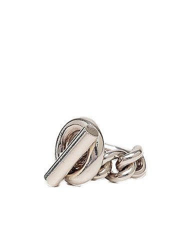 Hermès Hermes Croisette GM Ring, Size #54, SV925 Silver, Women's. (view 2)