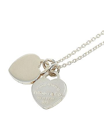 Tiffany & Co. Tiffany & Co. Return to Double Heart Tag Necklace, SV925 Silver, Women's. (view 1)