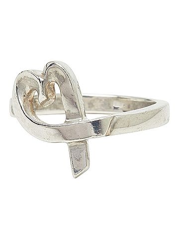 Tiffany & Co. Tiffany & Co. Loving Heart Ring, Sterling Silver (SV925), Women's Ring. (view 2)