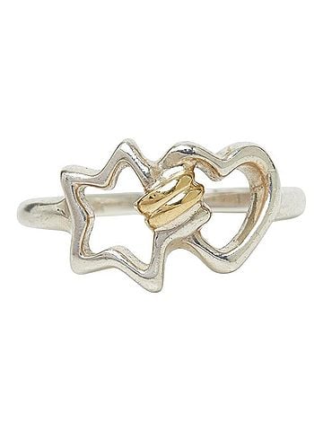 Tiffany & Co. Tiffany & Co. Star Heart Ring, Sterling Silver (SV925) and 18K Yellow Gold, for Women. (view 1)