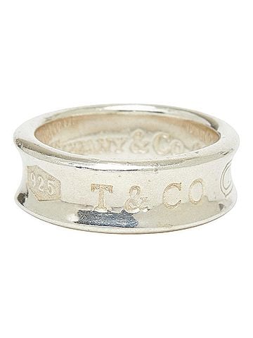 Tiffany & Co. Tiffany & Co. 1837 Narrow Ring, Sterling Silver (SV925), Women's Ring. (view 1)