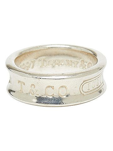Tiffany & Co. Tiffany & Co. 1837 Narrow Ring, Sterling Silver (SV925), Women's Ring. (view 2)
