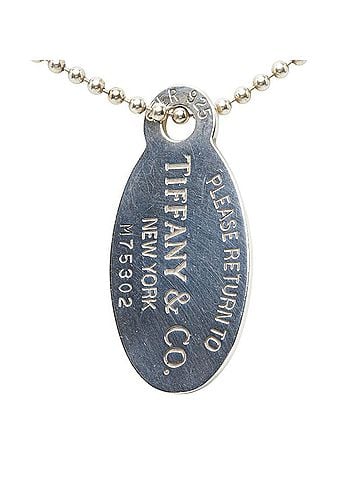 Tiffany & Co. Tiffany & Co. Return to Collection Oval Tag Long Necklace, SV925 Silver, Women's. (view 2)