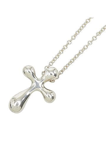 Tiffany & Co. Tiffany & Co. Small Cross Necklace, SV925 Silver, Women's. (view 1)