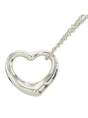 Tiffany & Co. Tiffany & Co. Open Heart Necklace, SV925 Silver, Women's. (view 1)
