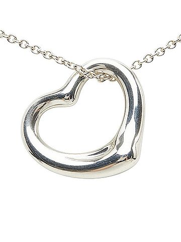 Tiffany & Co. Tiffany & Co. Open Heart Necklace, SV925 Silver, Women's. (view 2)