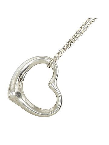 Tiffany & Co. Tiffany & Co. Open Heart Necklace, SV925 Silver, Women's. (view 1)