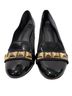 Tory Burch Black Gold Heels Size 9 - photo 1