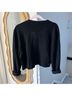 St. John Solid Black Blazer Size L - photo 8