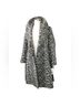 Via Spiga 50% Wool 47% Polyester 2% Other 100% Rayon 100% Polyester Leopard Print Tan Black Trenchcoat Size S - photo 11