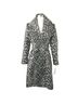 Via Spiga 50% Wool 47% Polyester 2% Other 100% Rayon 100% Polyester Leopard Print Tan Black Trenchcoat Size S - photo 10