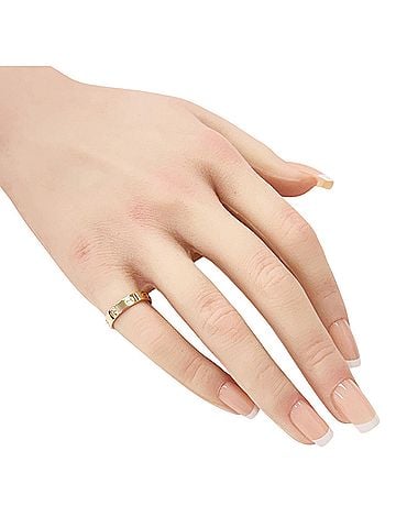 Cartier Cartier Mini Love Ring, 18K Pink Gold, Women's, Pre-owned. (view 2)