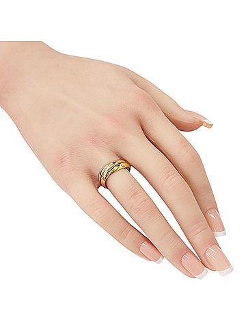 Cartier Cartier Trinity Ring, 18K Yellow Gold, Women's, Pre-owned. (view 2)
