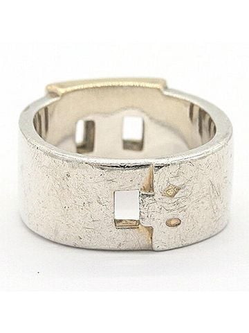 Hermès Hermes Hercules Ring, Sterling Silver 925 & Yellow Gold Combination Women's, Old Style, HERMES (view 2)