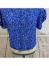 Milly Blue Pullover Sweater Size S - photo 5