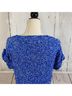 Milly Blue Pullover Sweater Size S - photo 8