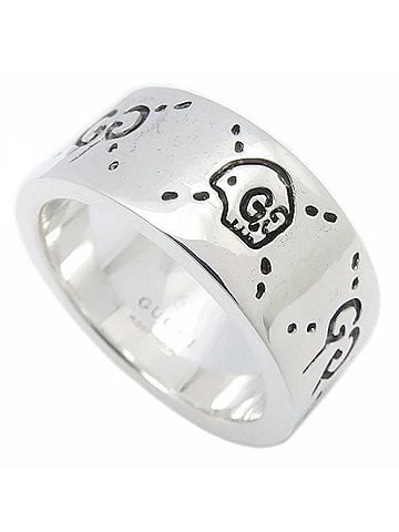 Gucci GUCCI Icon Ghost Ring, GG, #14, SV925, Women's, 295400 (view 2)