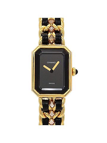 Chanel Chanel Premiere Large Size H0001 Women's Watch Black Gold Quartz (view 1)