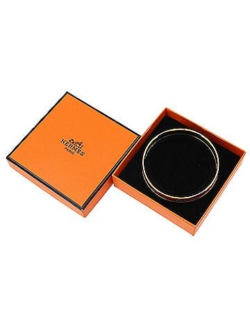 Hermès Hermes HERMES Email PM Bangle Bracelet Gold Red (view 2)